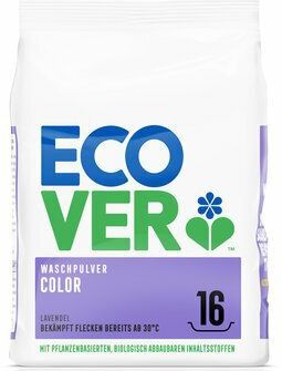 Ecover - Waspoeder - 16 Wasbeurten - Plantaardig - Dermatologisch Getest