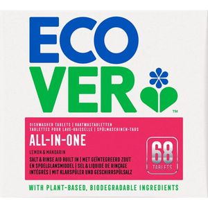Ecover Ecologische Vaatwastabletten ALL-IN-ONE - Lemon & Mandarin - 68 stuks