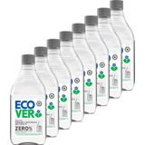 Ecover Afwasmiddel Voordeelverpakking ZERO Sensitive 8 x 450 ml | Ecologisch & Voor de Gevoelige Huid