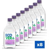 Ecover Ecologisch Afwasmiddel - Lelie & Lotus - Krachtig tegen vet - 8 x 450 ml - Voordeelverpakking