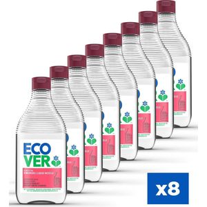 Ecover Afwasmiddel Voordeelverpakking 8 x 450 ml | Krachtig tegen Vet
