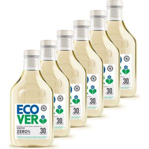 Ecover Wasmiddel Voordeelverpakking 6 x 1,5L - ZERO Sensitive - Baby Wasmiddel - Ecologisch - Voor de Gevoelige Huid