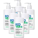 Ecover Handzeep ZERO Sensitive - Ecologisch & Voor de Gevoelige Huid - 6 x 250 ml - Zeeppompje - Voordeelverpakking