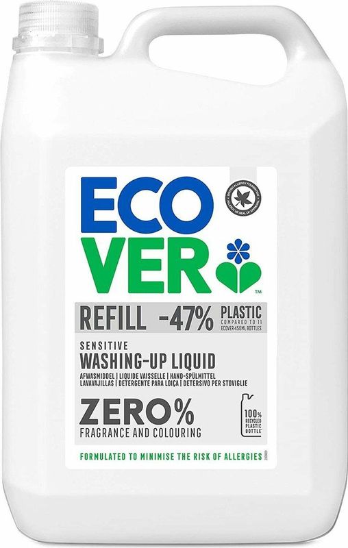 Ecover - Zero Afwasmiddel - Navulverpakking - 5 l - Veganistisch