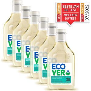 Ecover Wasmiddel Voordeelverpakking Universeel 6 x 1,5L - 180 Wasbeurten