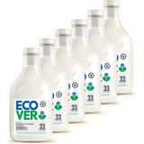 Ecover Zero Sensitive Wasverzachter (1 l/33 wasladingen), wasverzachter zonder geur met plantaardige ingrediënten, Ecover wasverzachter voor zachte was en gemakkelijk strijken