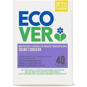 Ecover - Color Waspoeder - Gekleurde Was - Plantaardige Ingrediënten - 100% Gerecycled Karton