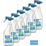 Ecover Allesreiniger - Verwijdert Zeep- en Kalkaanslag - 6 x 500 ml - Badkamerreiniger Spray - Voordeelverpakking