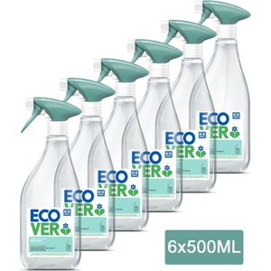 Ecover Ruitenreiniger Spray Voordeelverpakking 6 x 500 ml | Glanzend Resultaat