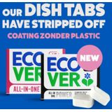 Ecover - All-In-One Power - Vaatwastabletten - Biologisch Afbreekbaar - 25 Stuks
