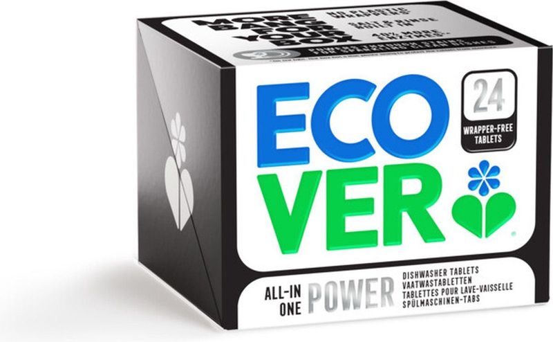 Ecover - All-In-One Power - Vaatwastabletten - Biologisch Afbreekbaar - 25 Stuks