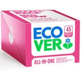 Ecover - All-in-One - Vaatwastabletten - 45 Stuks - Zonder Plastic Omhulsel - Milieuvriendelijk