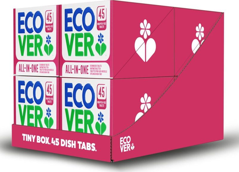 Ecover - Vaatwastabletten - 25 Stuks - Plantaardige Ingrediënten