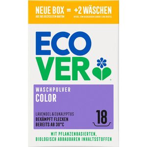 ecover Waspoeder Wasmiddel kleur, 18 wasbeurten