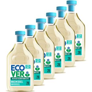 Ecover - Universeel Wasmiddel - 1,5 L - Plantaardig - Geschikt voor Witte en Gekleurde Was