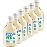 Ecover Wasmiddel Voordeelverpakking 6 X 1,43L - ZERO Sensitive - Baby Wasmiddel - Ecologisch