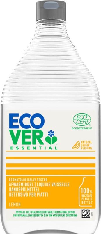 Ecover - Vloeibaar Afwasmiddel - Natuurlijke Ingrediënten - Dermatologisch Getest