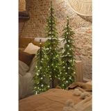 Colwood - Wrapped - Kunstkerstboom - Groen - 120 cm - 444 tips - 60 LED-lampjes warm wit