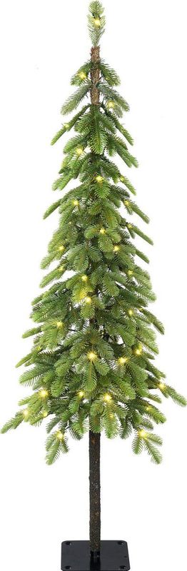 Colwood - Wrapped - Kunstkerstboom - Groen - 120 cm - 444 tips - 60 LED-lampjes warm wit