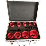 Gatzaag bi-metaal set 12 delige set Hobby