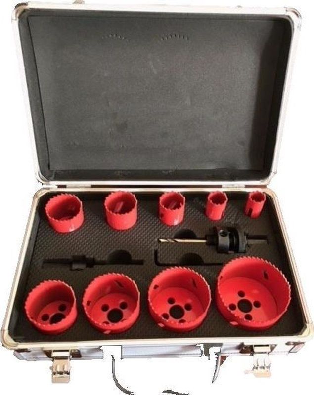 Gatzaag bi-metaal set 12 delige set Hobby