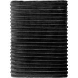 Plaid - Antraciet - Flanel - 2 Stuks - Gerecycled Polyester