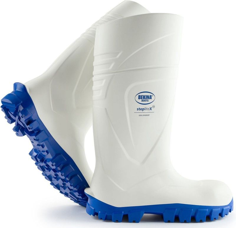 Bekina - Steplite X Solidgrip - Voedingslaars - Wit/Blauw - S4