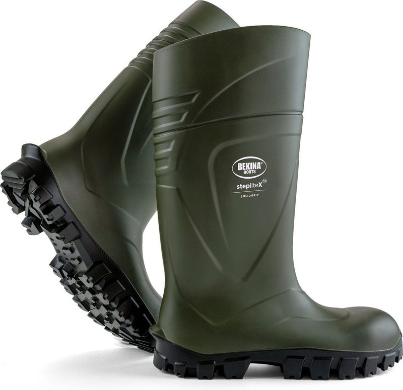 Bekina - StepliteX SolidGrip - Veiligheidslaarzen - Groen - Neotane