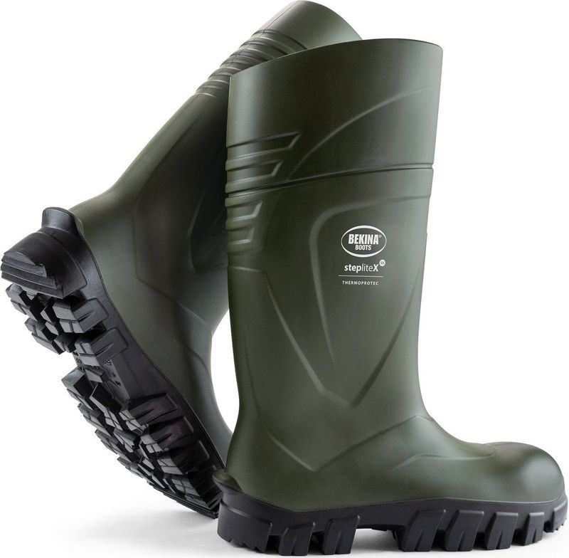 Bekina - StepliteX ThermoProtec - Veiligheidslaarzen - Groen - Vederlicht - Antislip