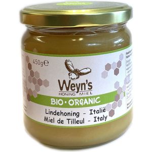 Biologische lindehoning vast Roemenië - 450g - Weyn's - Honingpot