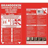PROFILE - Branddeken - 1x1 Meter - Hardcase