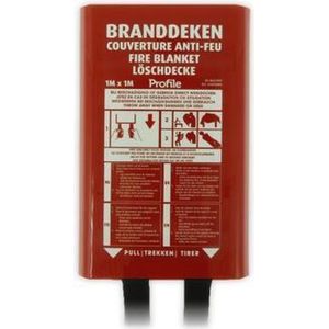 PROFILE - Branddeken - 1x1 Meter - Hardcase