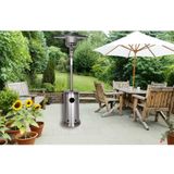 Blooboost Terrasverwarmer Gas - Heater - Gaskachel - Staand - Verrijdbaar - Tot 13000W - RVS