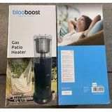 BlooBoost Terrasverwarmer Gas Heater Gaskachel Staand Omvalbeveiliging Tot 13500W Zwart