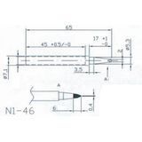 Hq Solder/tip4 Vervangingstip voor Solder20/30