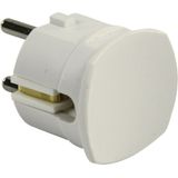 Stekker - Wit - Randaarde - Zij-uitgang