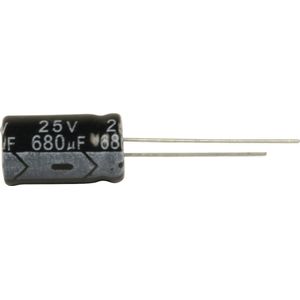 Elektrolytische Condensator 680 uF 25 VDC