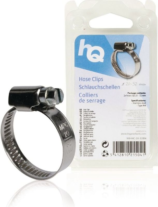 Hq W9-HC-20-32BN - Slangklemmen - 20 - 32 mm - Hoogwaardig Materiaal