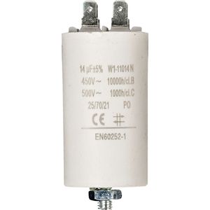 Fixapart W1-11014N Condensator 14.0 uf / 450 V + Aarde