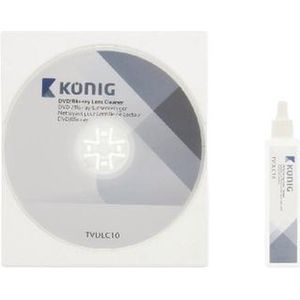 K\xf6nig TVDLC10 DVD/Blu-ray lens reiniger 20 ml reinigings vloeistof