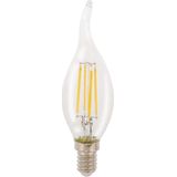 Dimbare E14 Retro Filament Led Lamp - Vlamvormige - 4 Watt - Warm Wit Licht