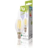Dimbare E14 Retro Filament Led Lamp - Vlamvormige - 4 Watt - Warm Wit Licht