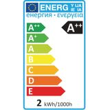 Retro - Vlamvormige LED-lamp - Warm Wit - E14-fitting - 2 Watt - 210 Lumen