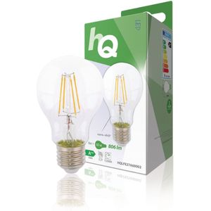 HQ lfe27a60002 led retro filament lamp e27 a60 6 w 806 lm 2700 k