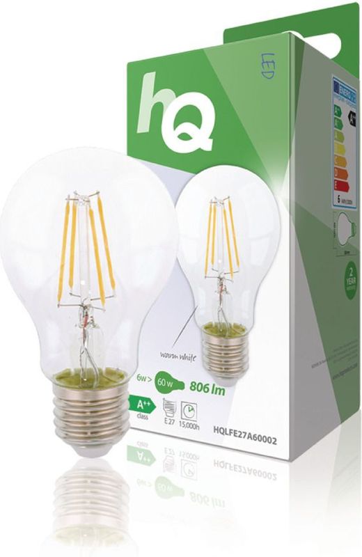 LED-Lamp - A60 - Warm Wit - E27 - 806 Lumen - 6 Watt