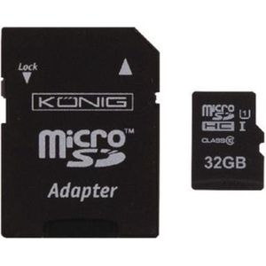 MicroSDHC geheugenkaart Class 10 32 GB