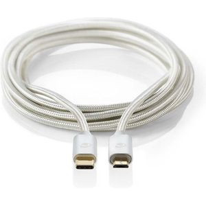 Nokia oplaadkabel | USB C ↔ Micro USB | 3 meter