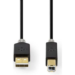 Nedis USB-Kabel | USB-A Male | USB-B Male | 480 Mbps | 3 m | 1 stuks - CCBW60100AT30 CCBW60100AT30