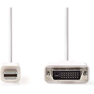Mini DisplayPort naar DVI-D kabel wit 2 meter