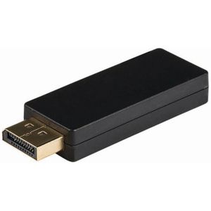 Nedis DisplayPort-Adapter - DisplayPort Male - HDMI Output - 4K@30Hz - Verguld - Recht - Rond - ABS - ABS - Antraciet - Doos